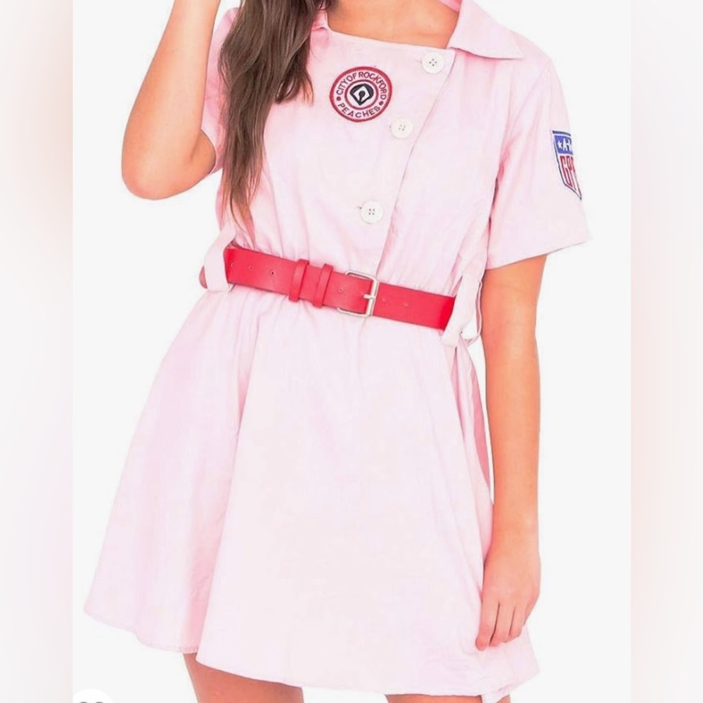 A League of Their Own Vintage Rockford Peaches Women's XXL Halloween Costume